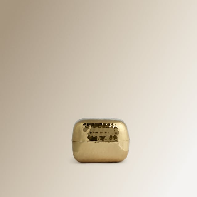 Imagem 0 de Caixa decorativa quadrada martelé Colónia