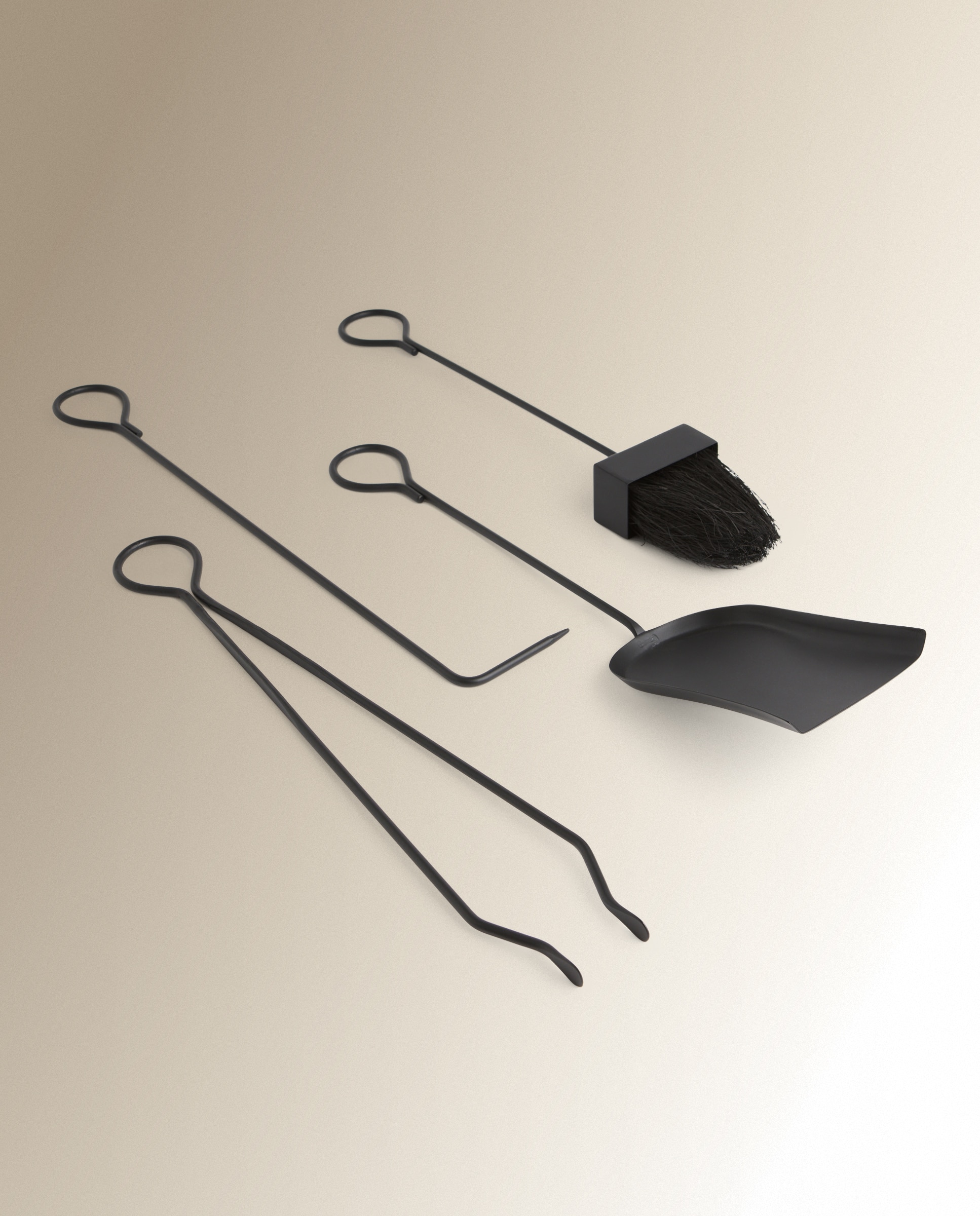 Set para chimenea grande Vent - Negro Negro-2