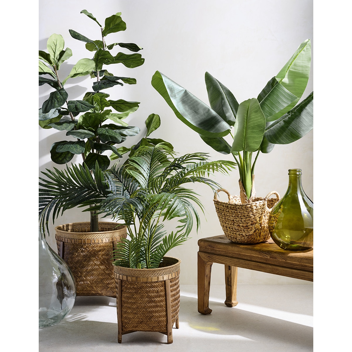 Cesto Jacinto-de-água Essential Natural-2