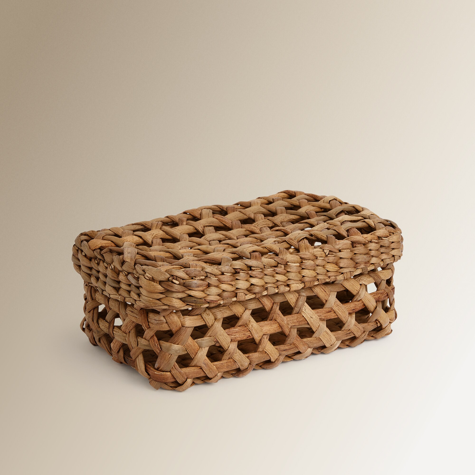 Caixa rectangular trabalhada Jacinto Natural-2