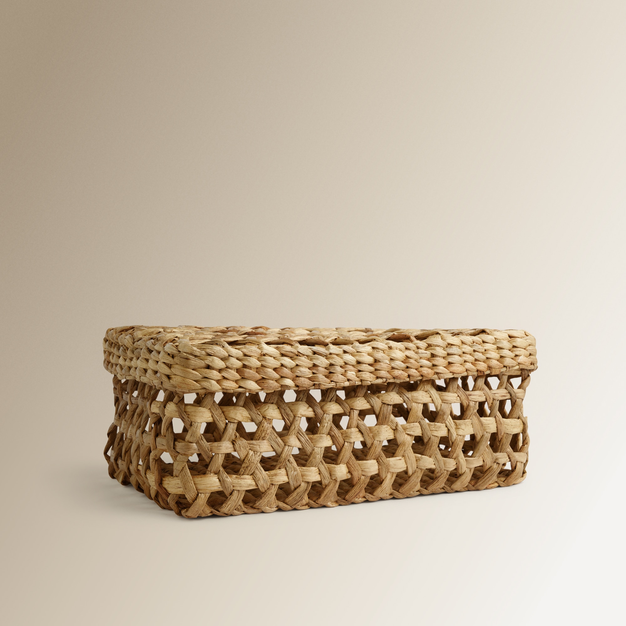 Caixa rectangular trabalhada Jacinto Natural-2