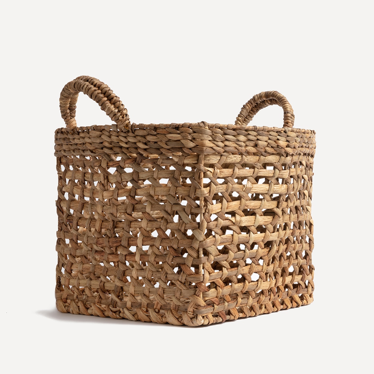 Cesta com base quadrada Jacinto Natural-4