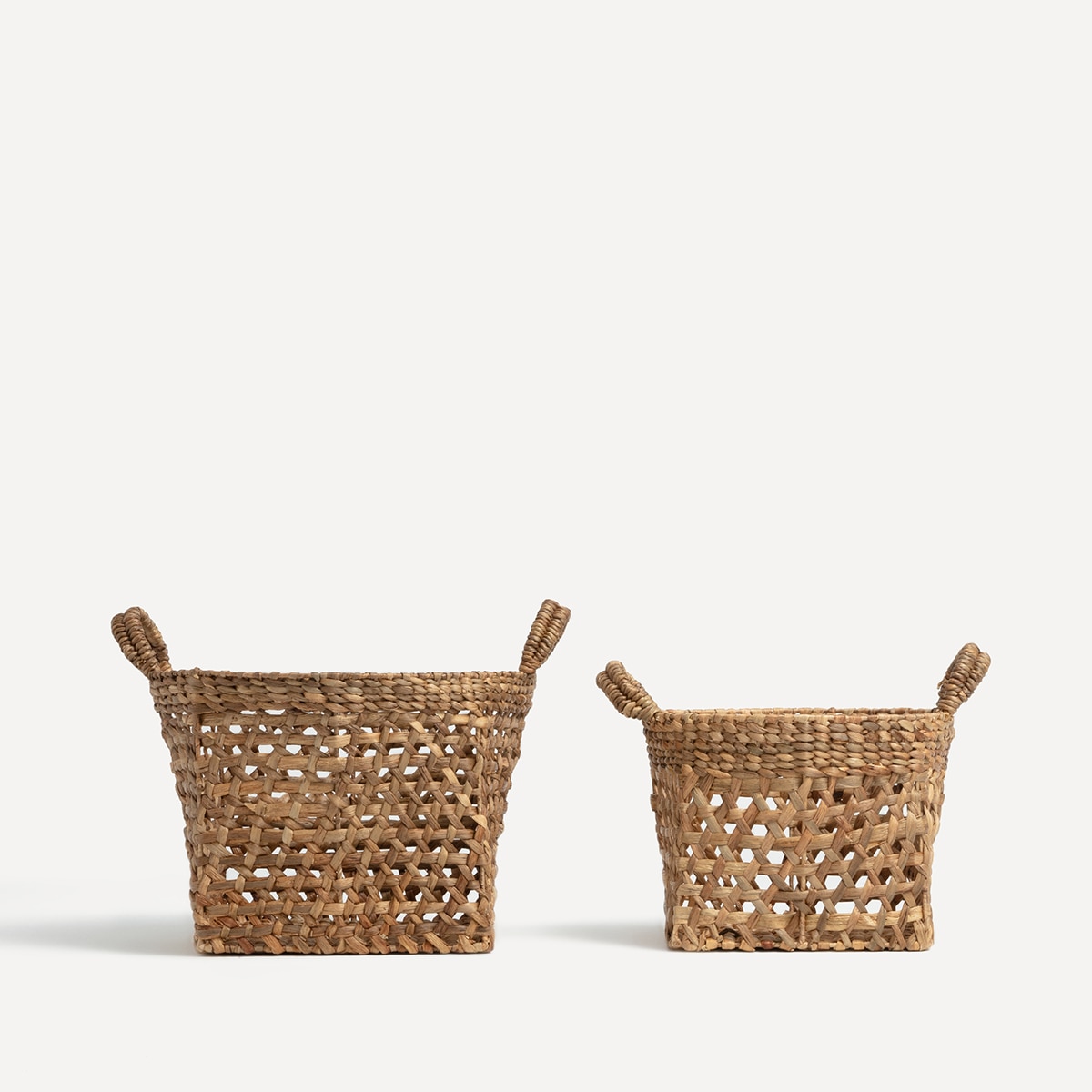 Cesta com base quadrada Jacinto Natural-5
