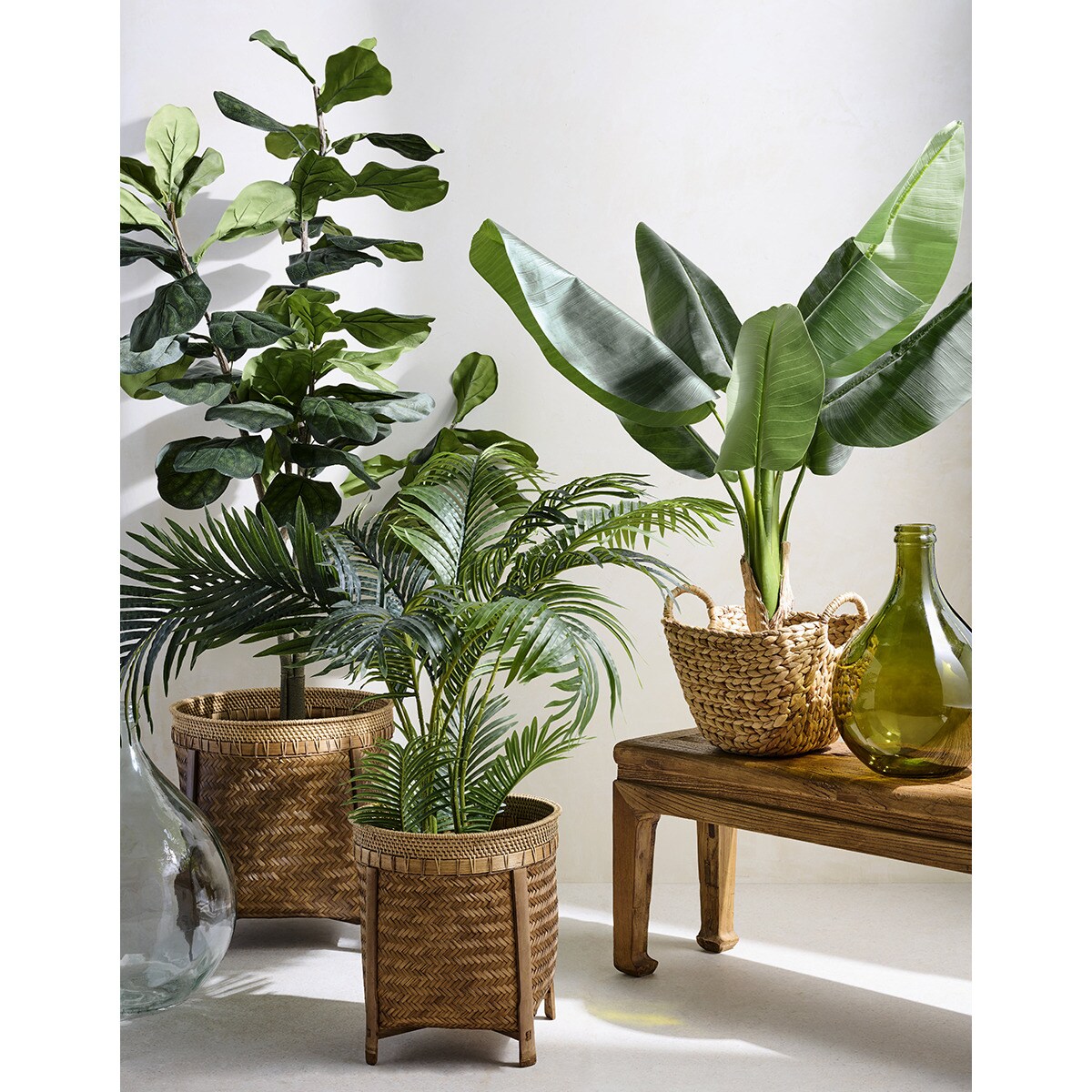 Cesta de bambu com pés Laos Chocolate-7
