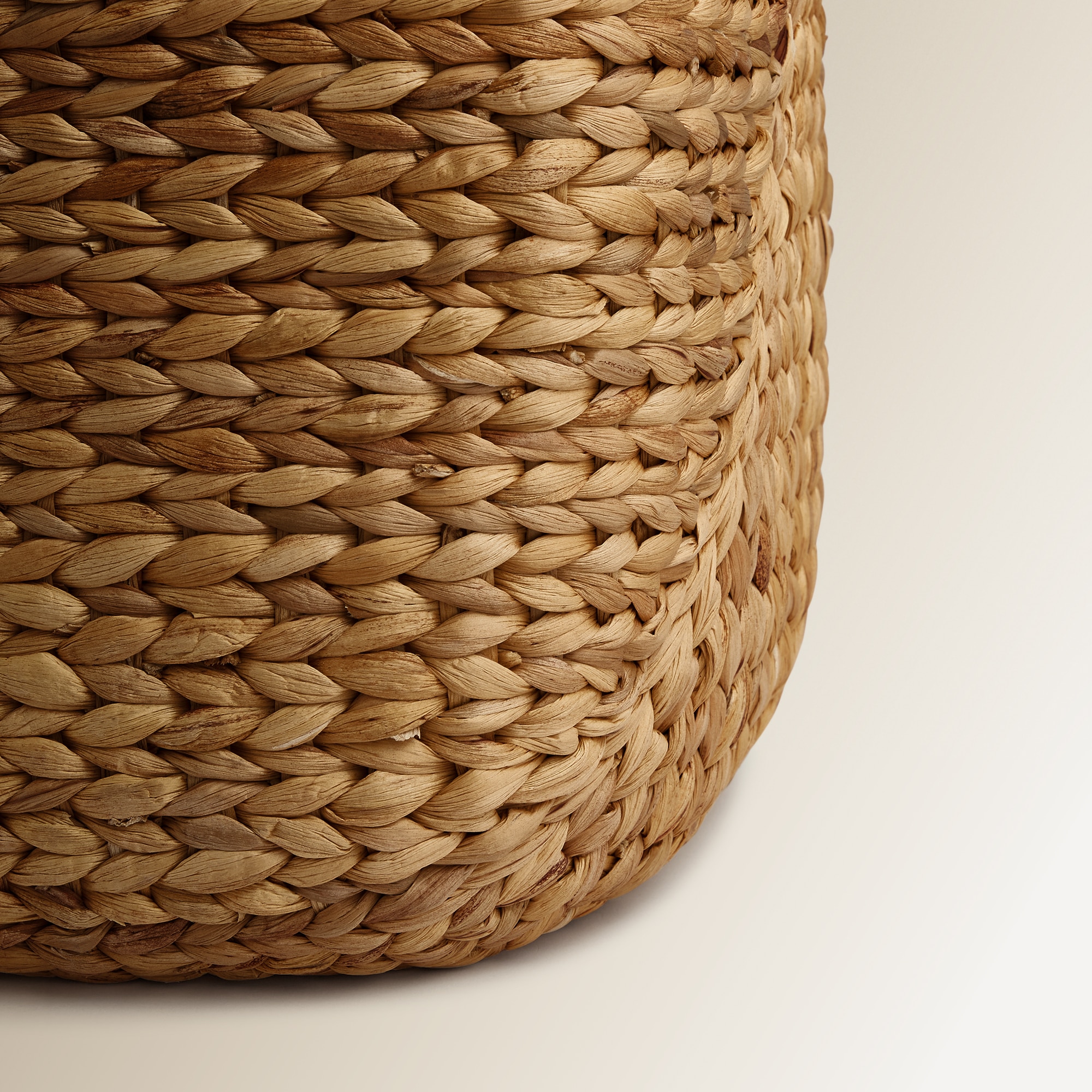 Cesta de Jacinto de agua con asas Essential - Natural Grande Natural-3