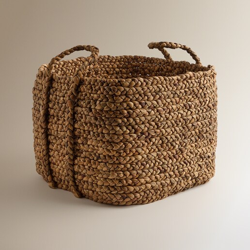 Cesta cuadrada de jacinto Mand