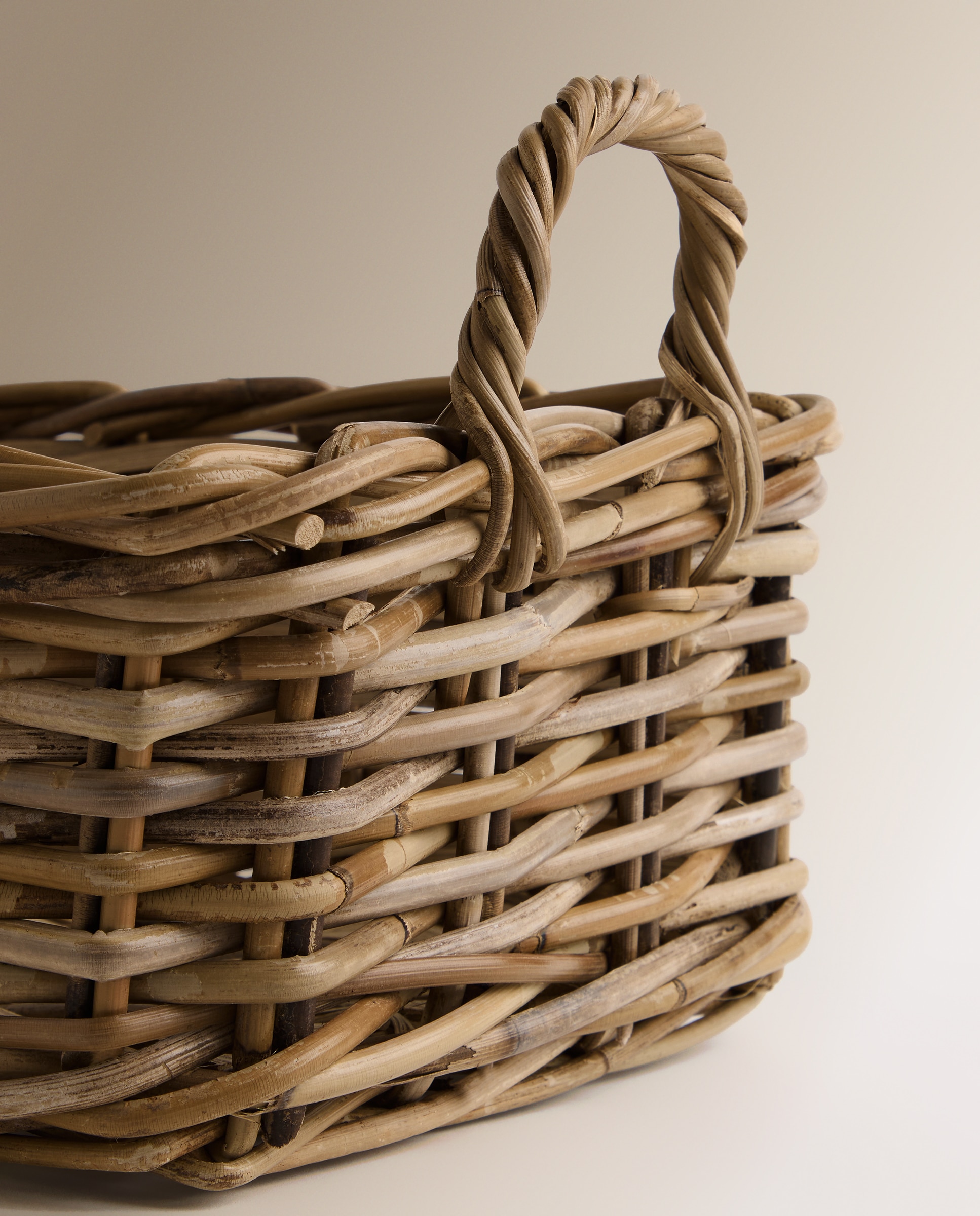 Cesta de Rattan Jambara Natural-3