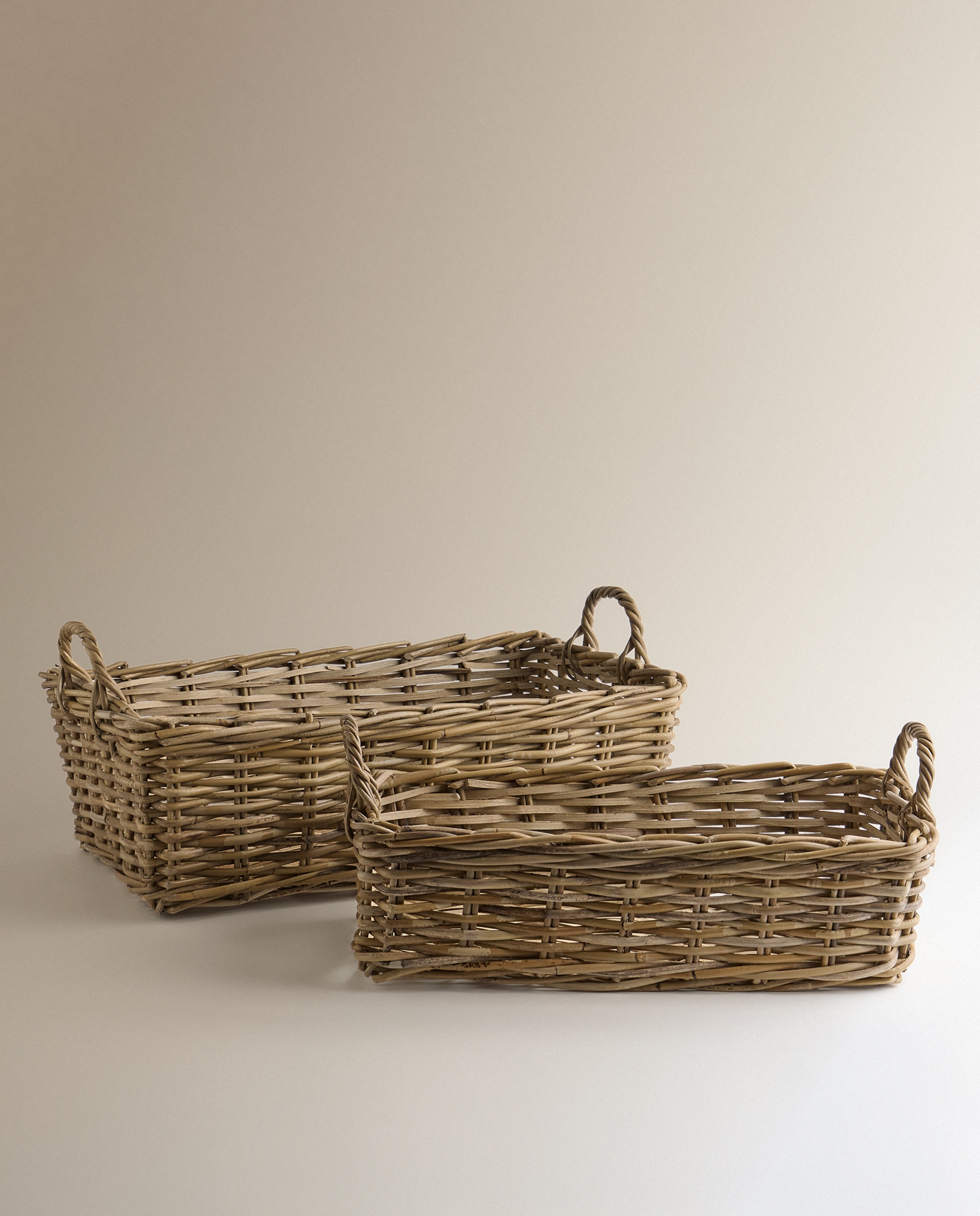 Cesta de Rattan Jambara Natural-4