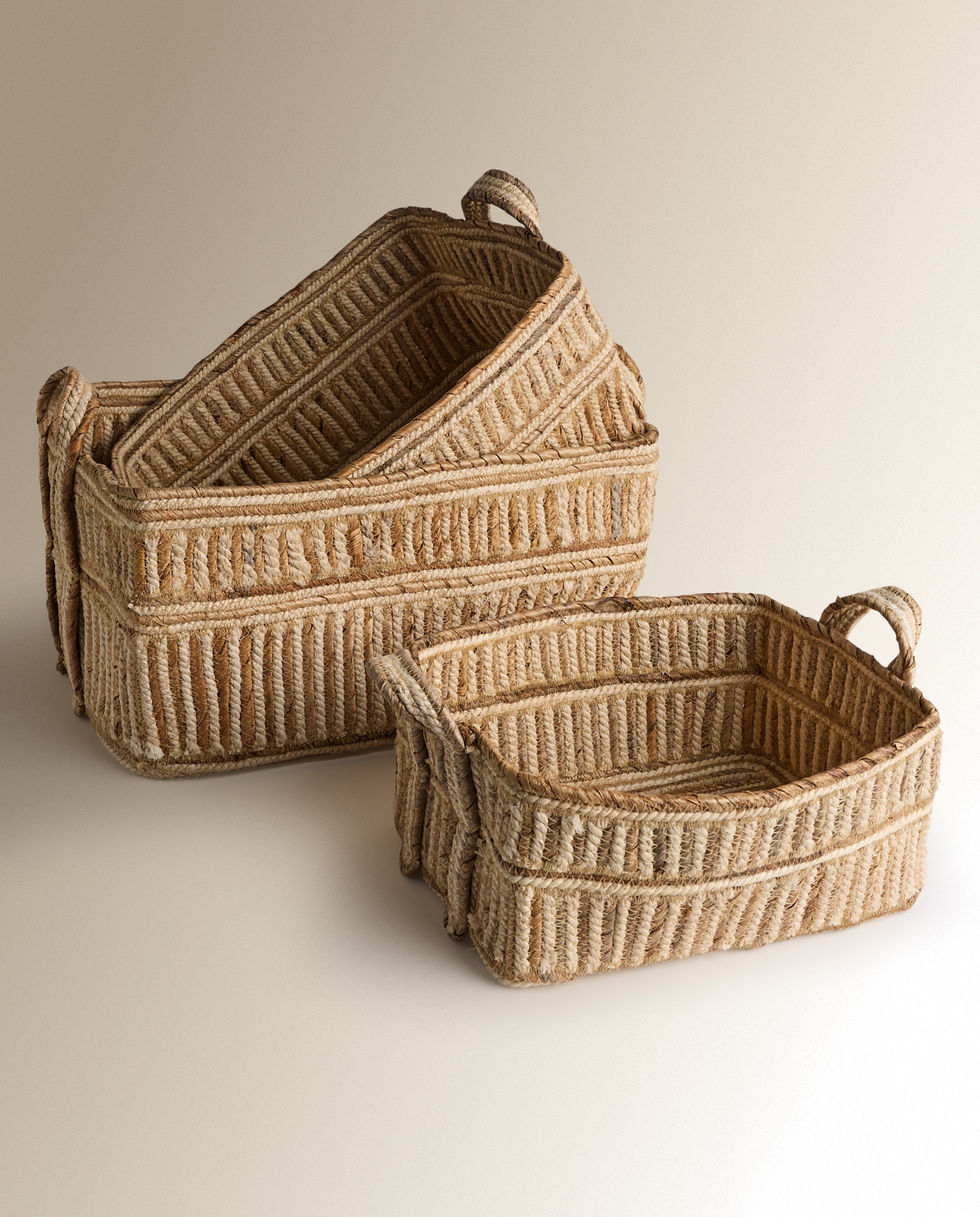 Cesta Retangular Medan Natural-4