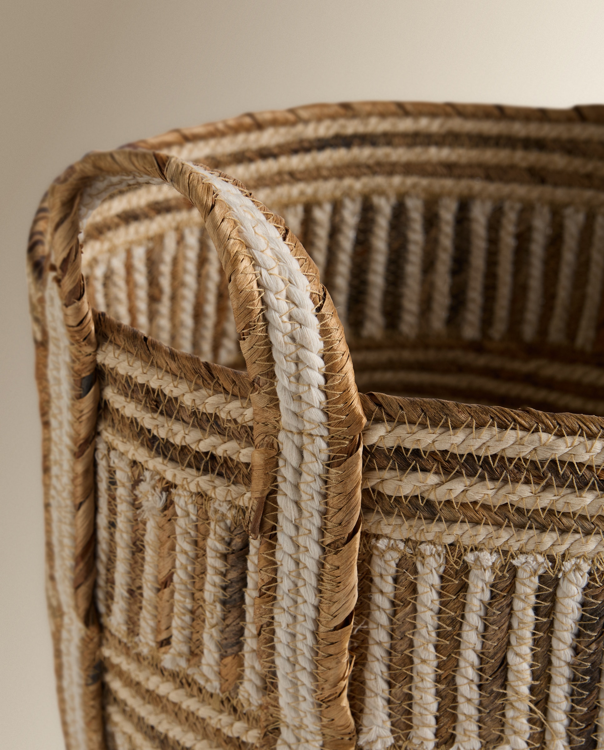 Cesta decorativa Medan - Natural Natural-2