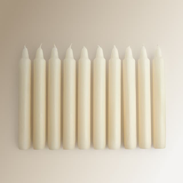 Imagen 0 de Set de 10 velas blancas Nuestro Mejor Precio - El Corte Inglés