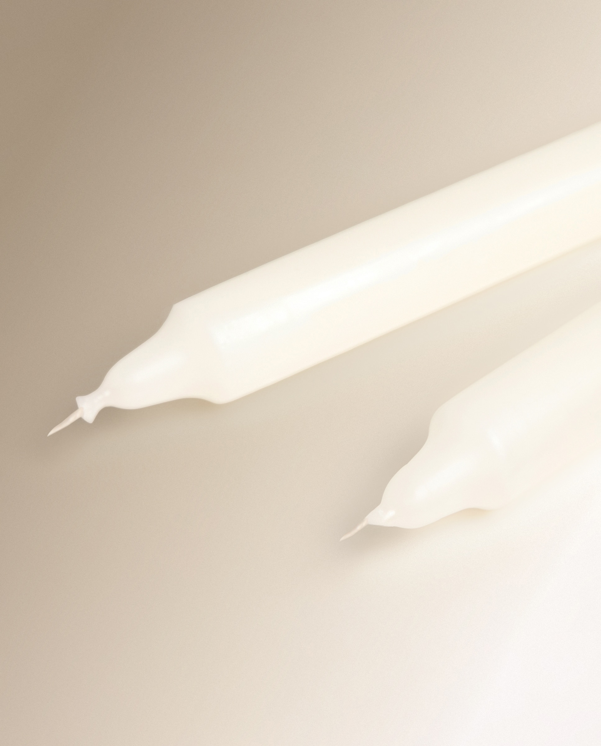 Conjunto de 10 Velas de Candelabro Branco-2