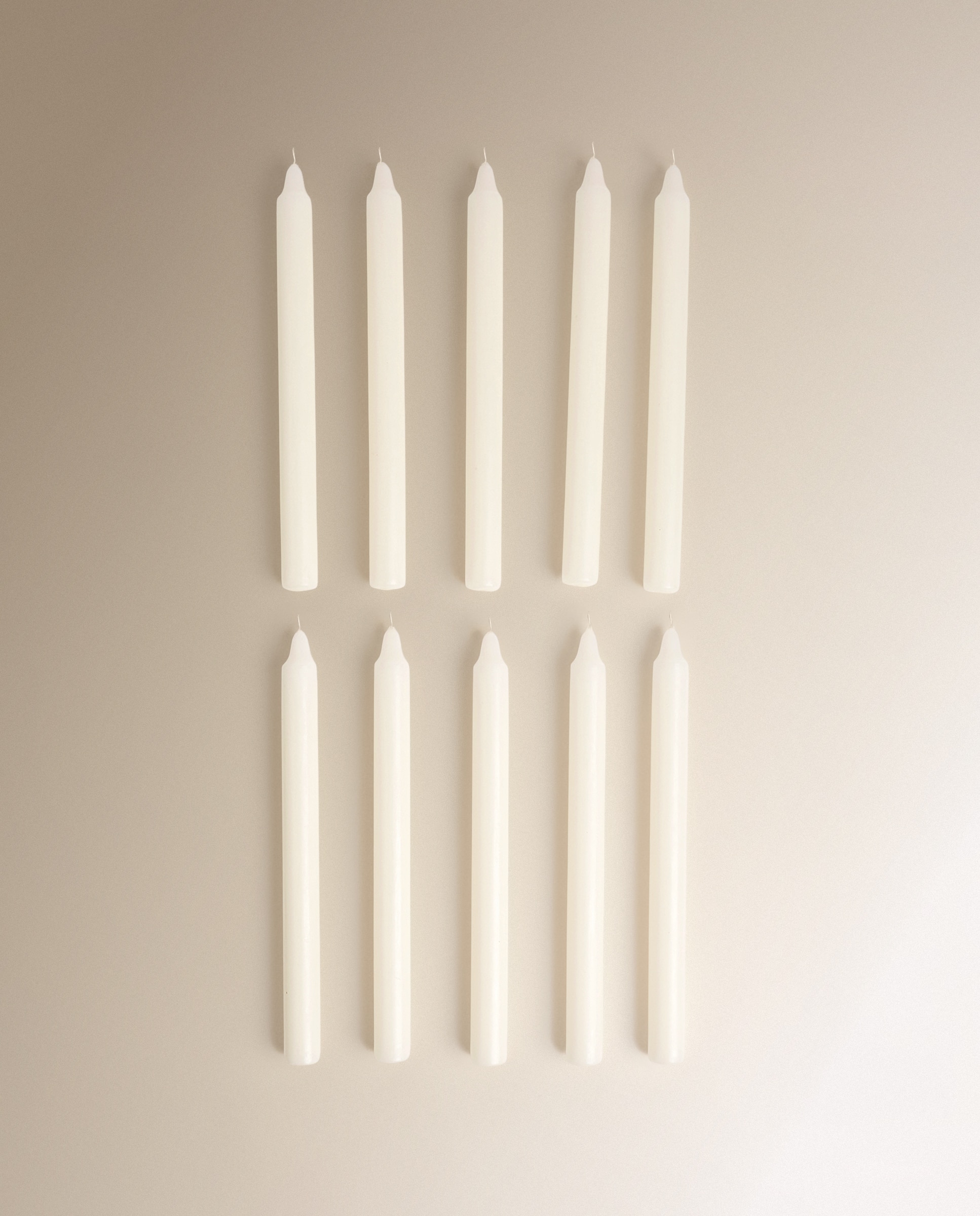Imagem 0 de Conjunto de 10 Velas de Candelabro