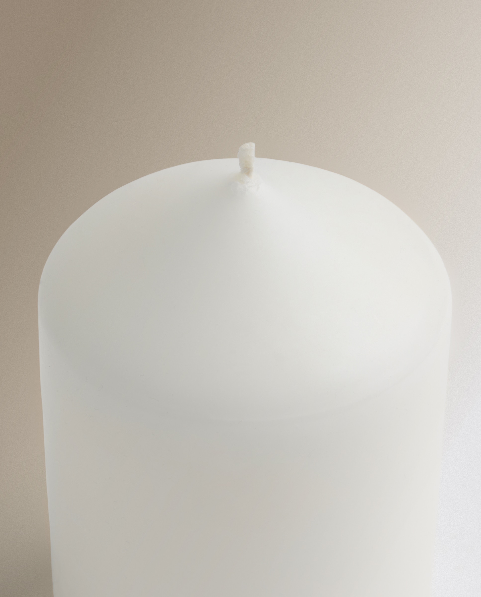 Vela decorativa taco - Blanco 10 cm Blanco-3