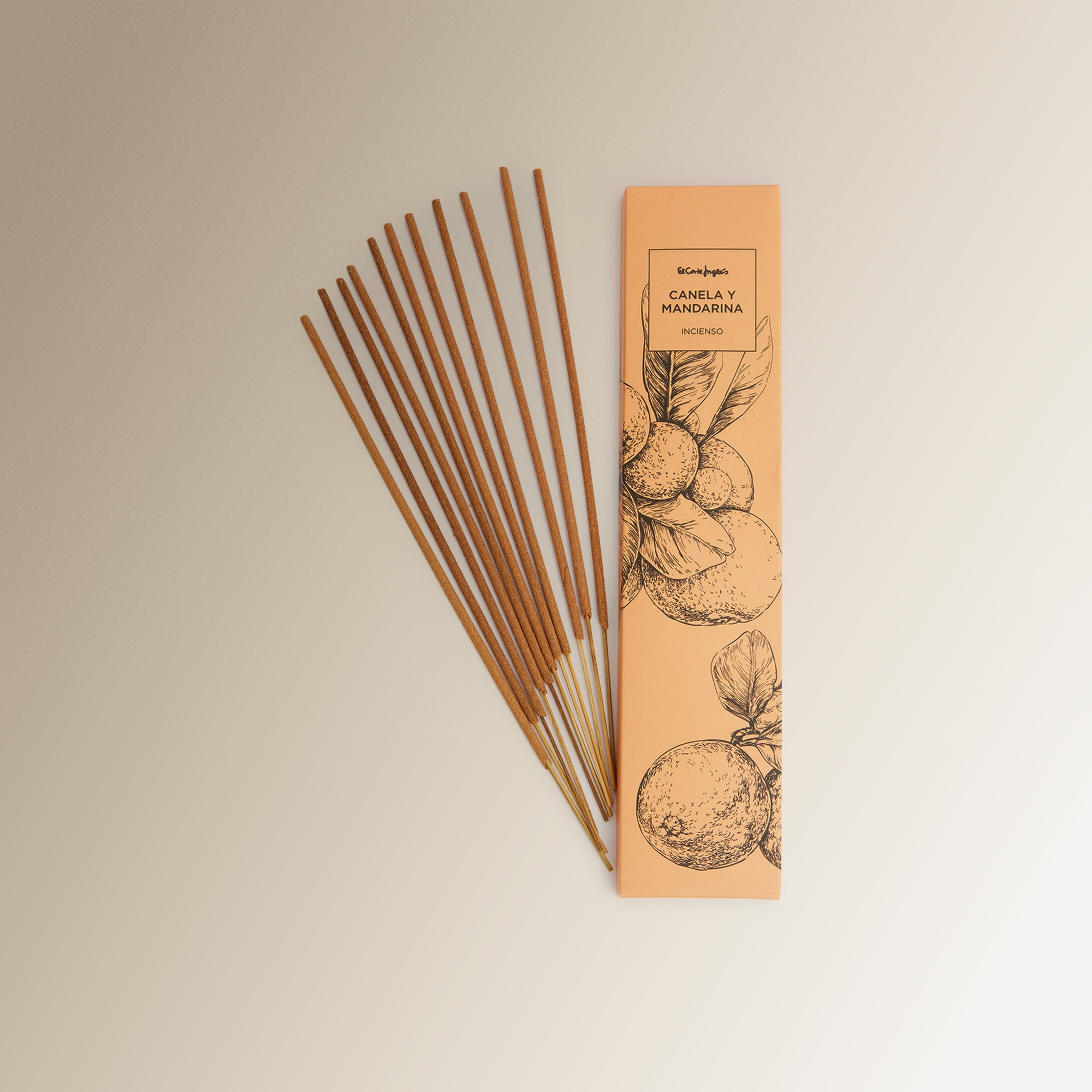 Conjunto de 20 Pauzinhos de Incenso Canela Tangerina Preto-1