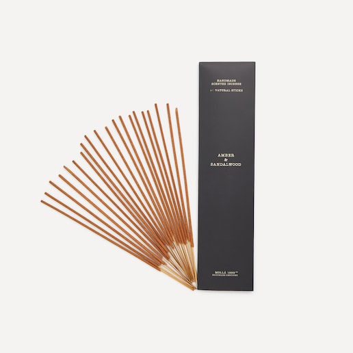 Set de 20 varillas de incienso Amber & Sandalwood Cereria Mollá