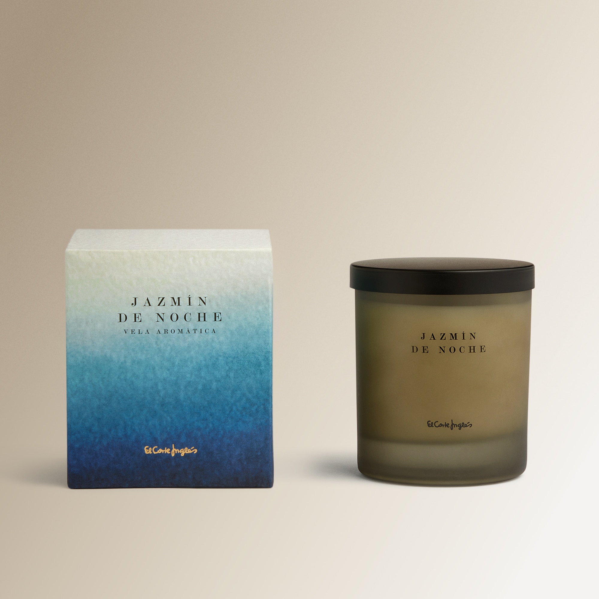 Vela Perfumada Jasmim de Noite Aquarela Azul-1