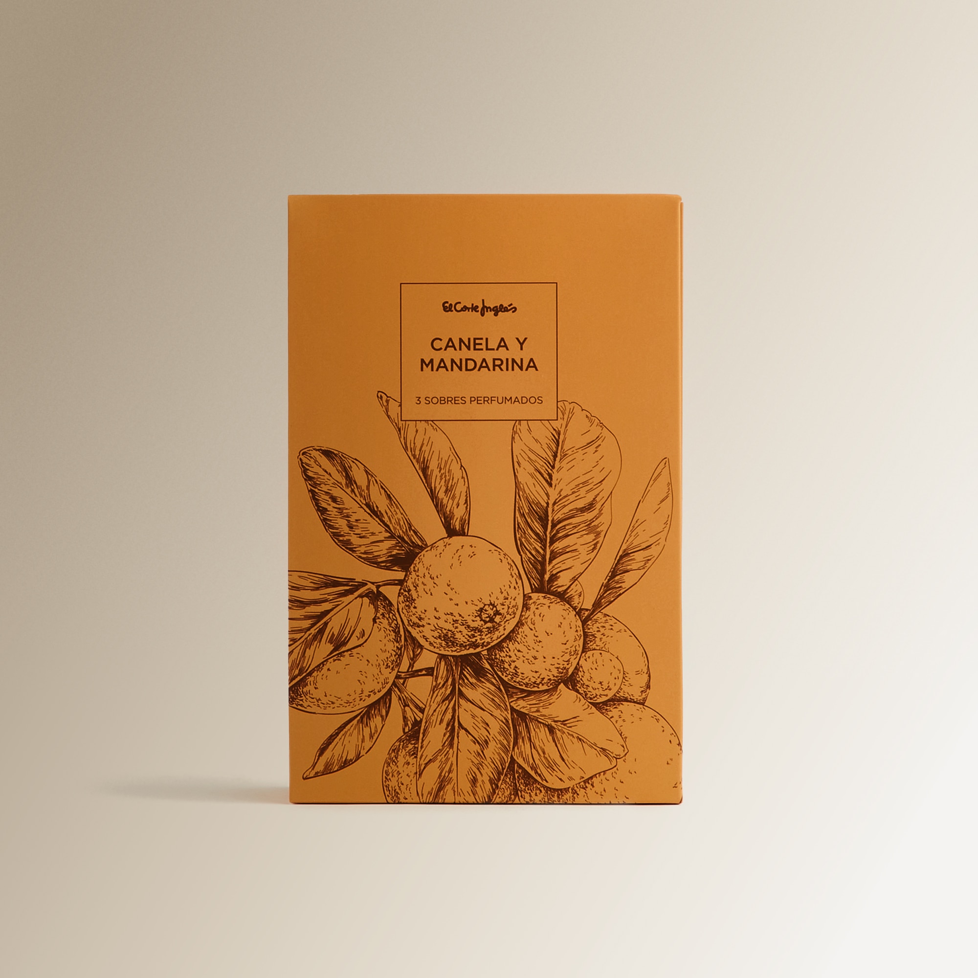 Conjunto de 3 Envelopes Perfumados Canela Tangerina Laranja-4