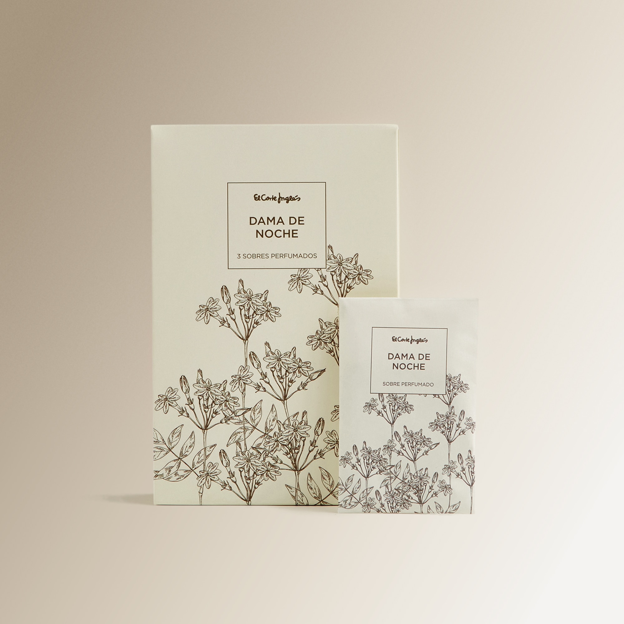 Conjunto de 3 Envelopes Perfumados Jasmim-da-Noite Multicolor-1