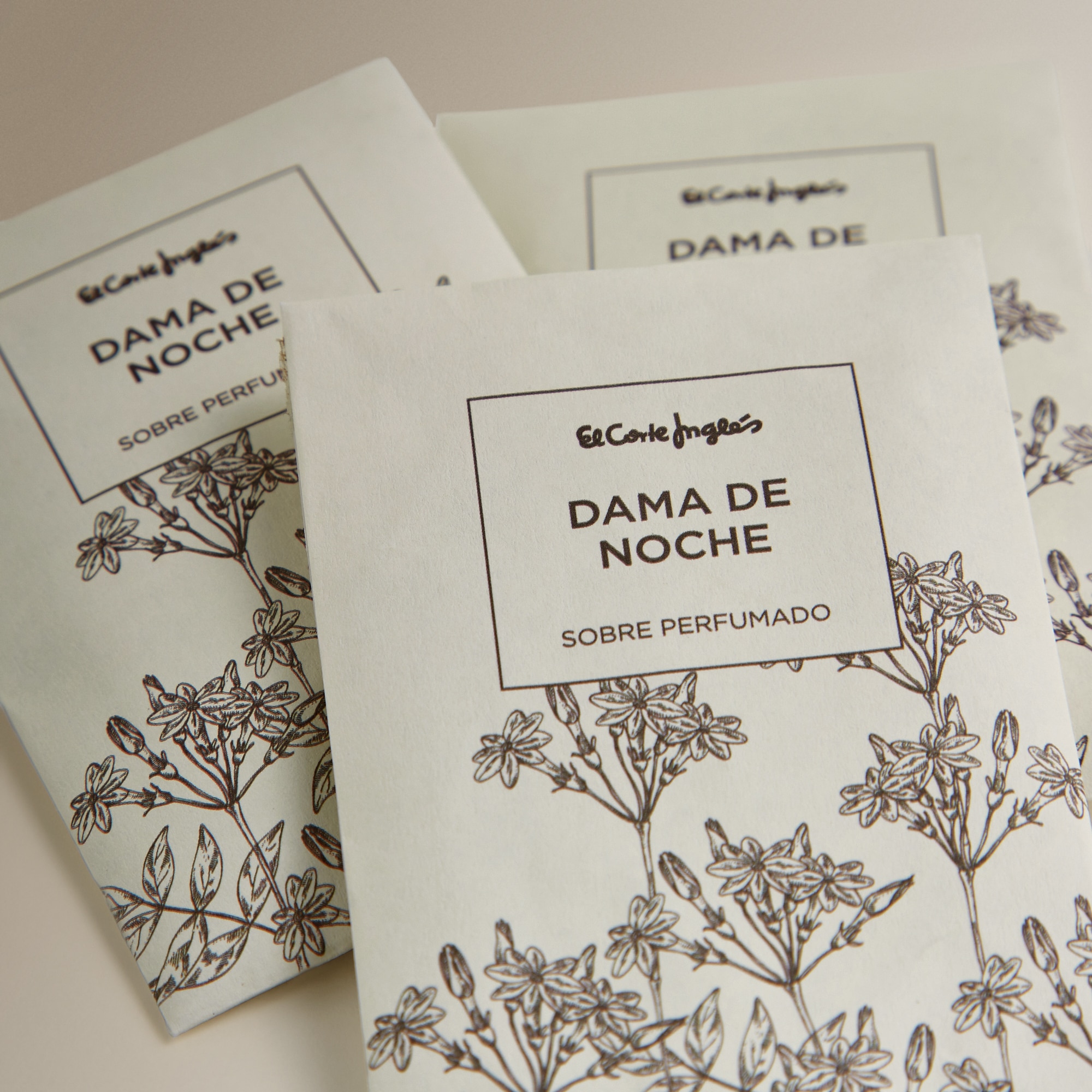 Conjunto de 3 Envelopes Perfumados Jasmim-da-Noite Multicolor-2