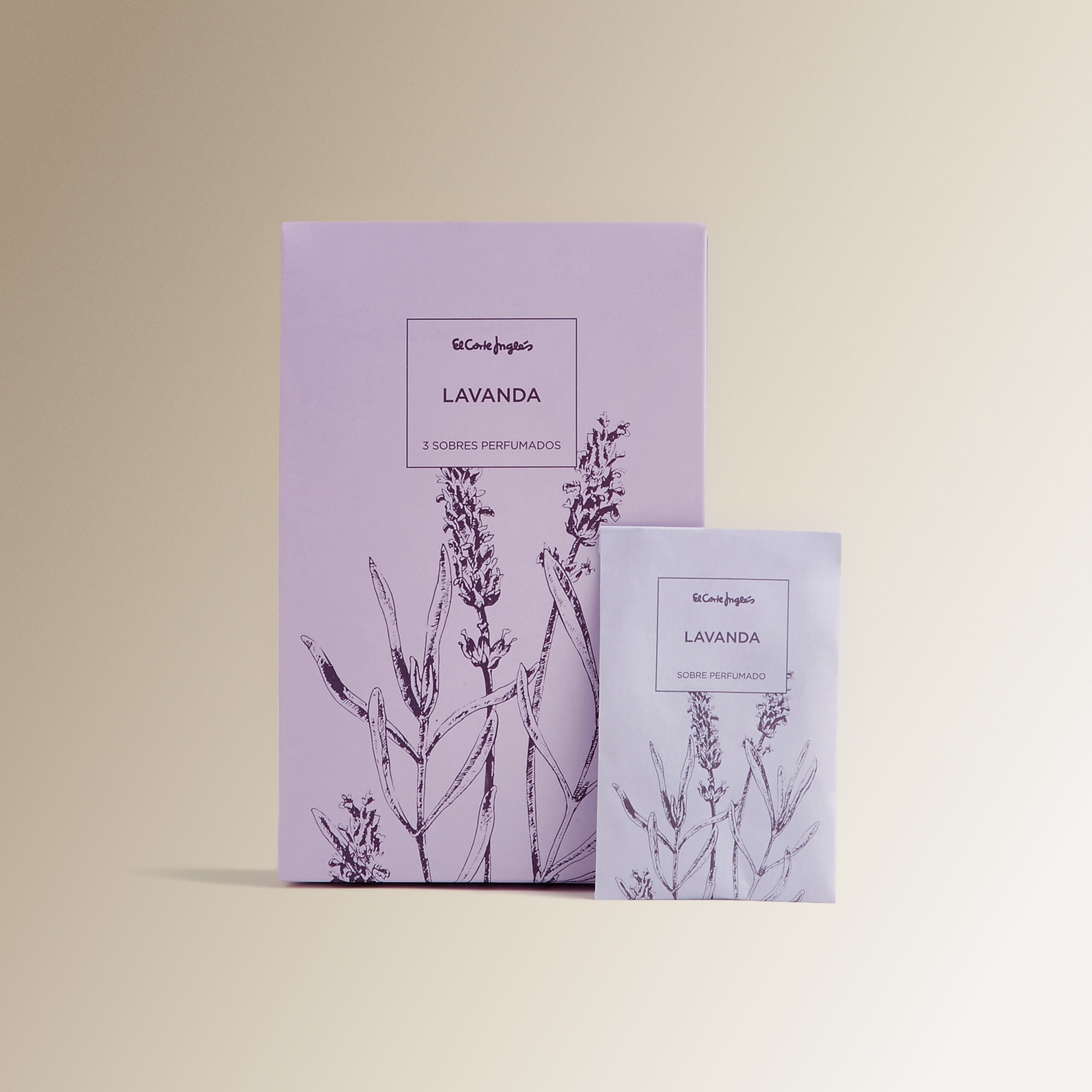 Conjunto de 3 Envelopes Perfumados Lavanda Multicolor-1