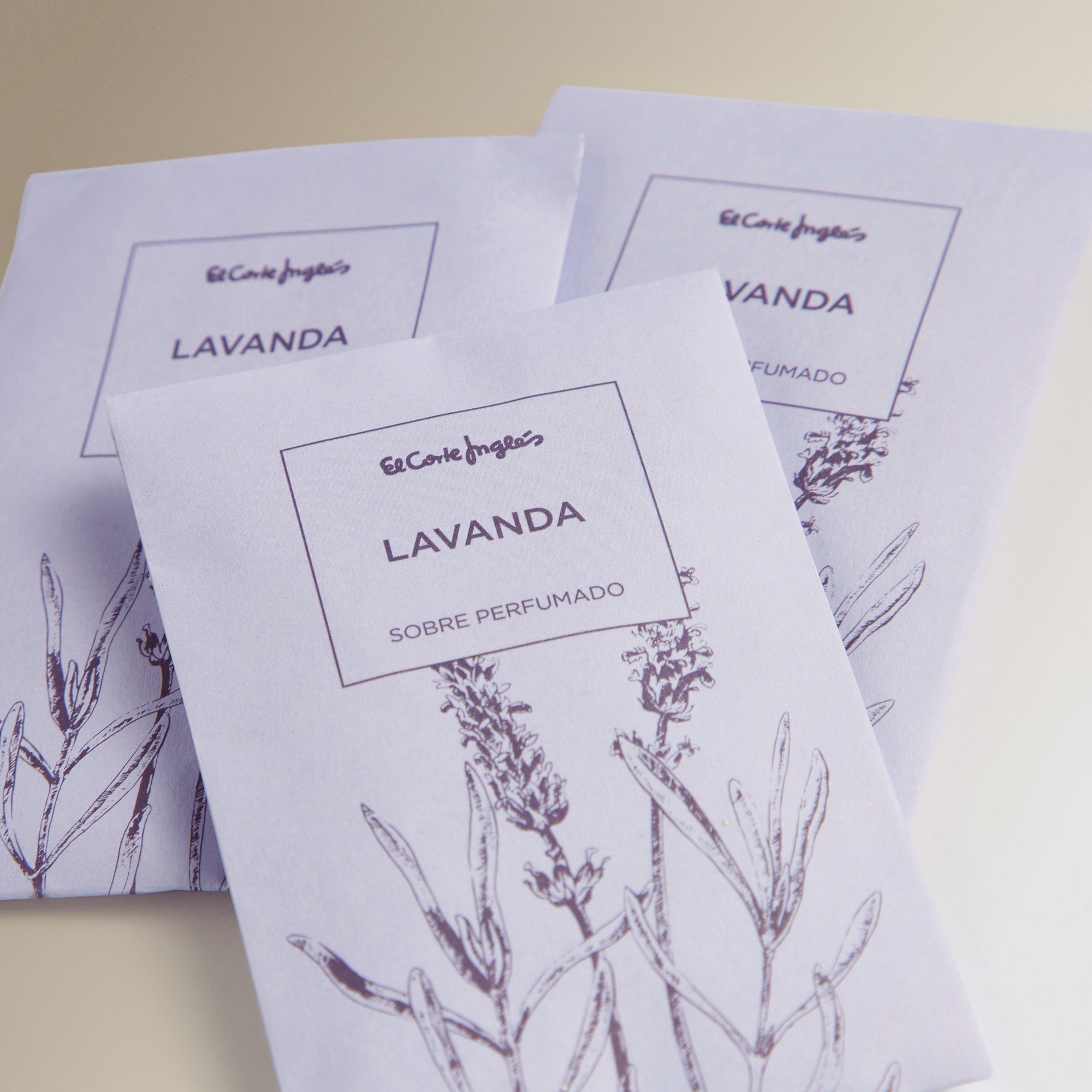 Conjunto de 3 Envelopes Perfumados Lavanda Multicolor-2