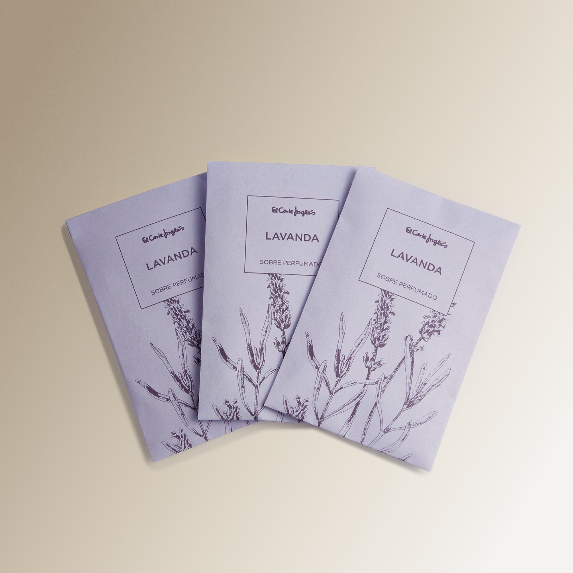 Conjunto de 3 Envelopes Perfumados Lavanda Multicolor-3