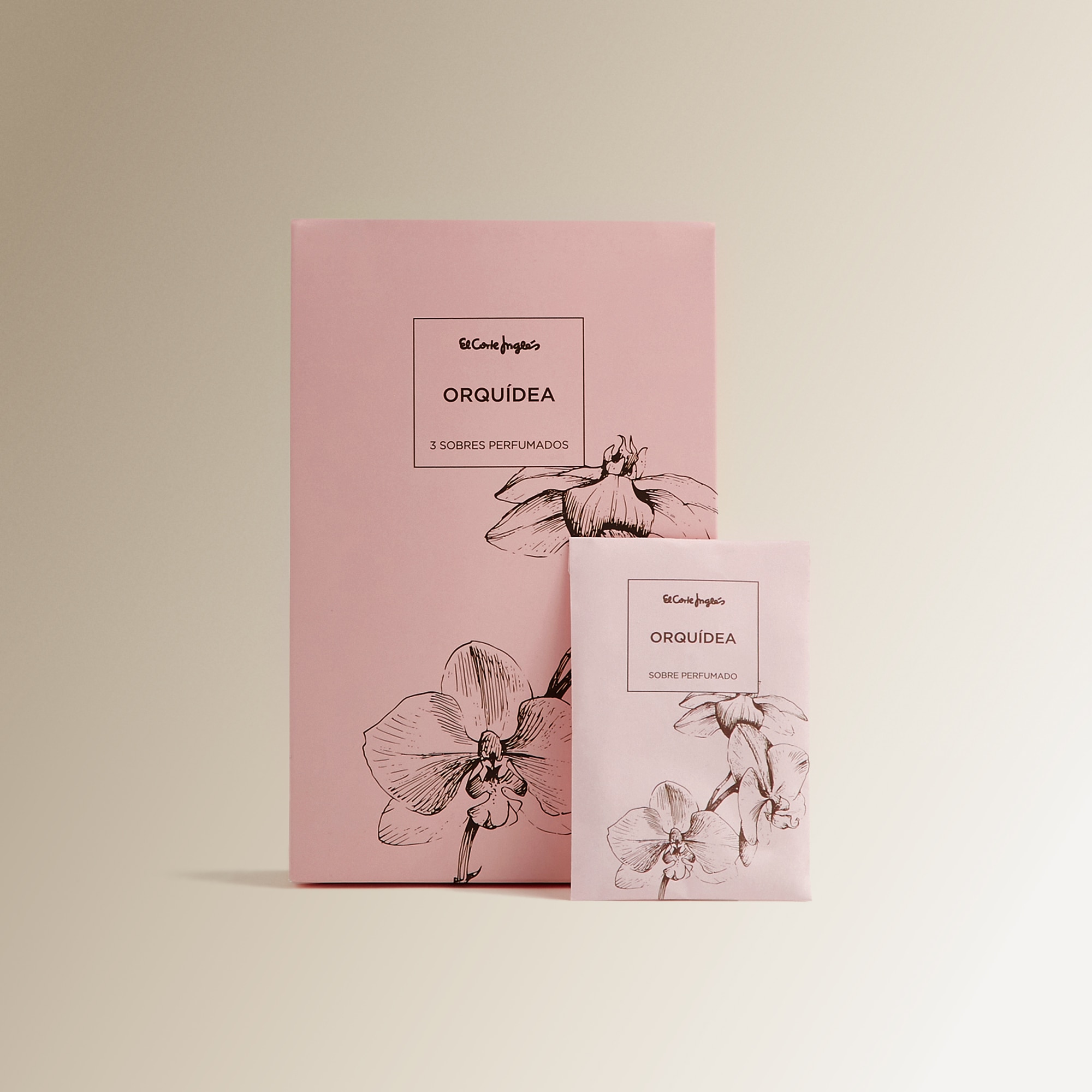 Conjunto de 3 Envelopes Perfumados Orquídea Multicolor-1