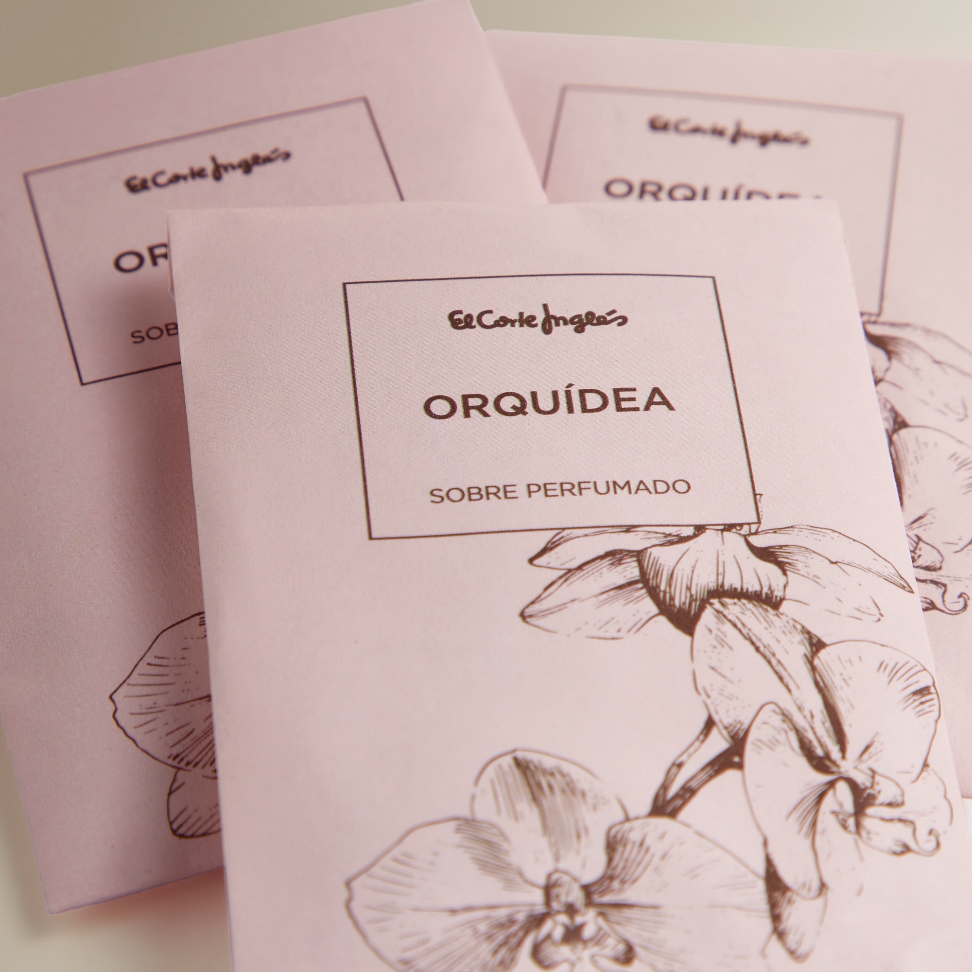 Conjunto de 3 Envelopes Perfumados Orquídea Multicolor-2