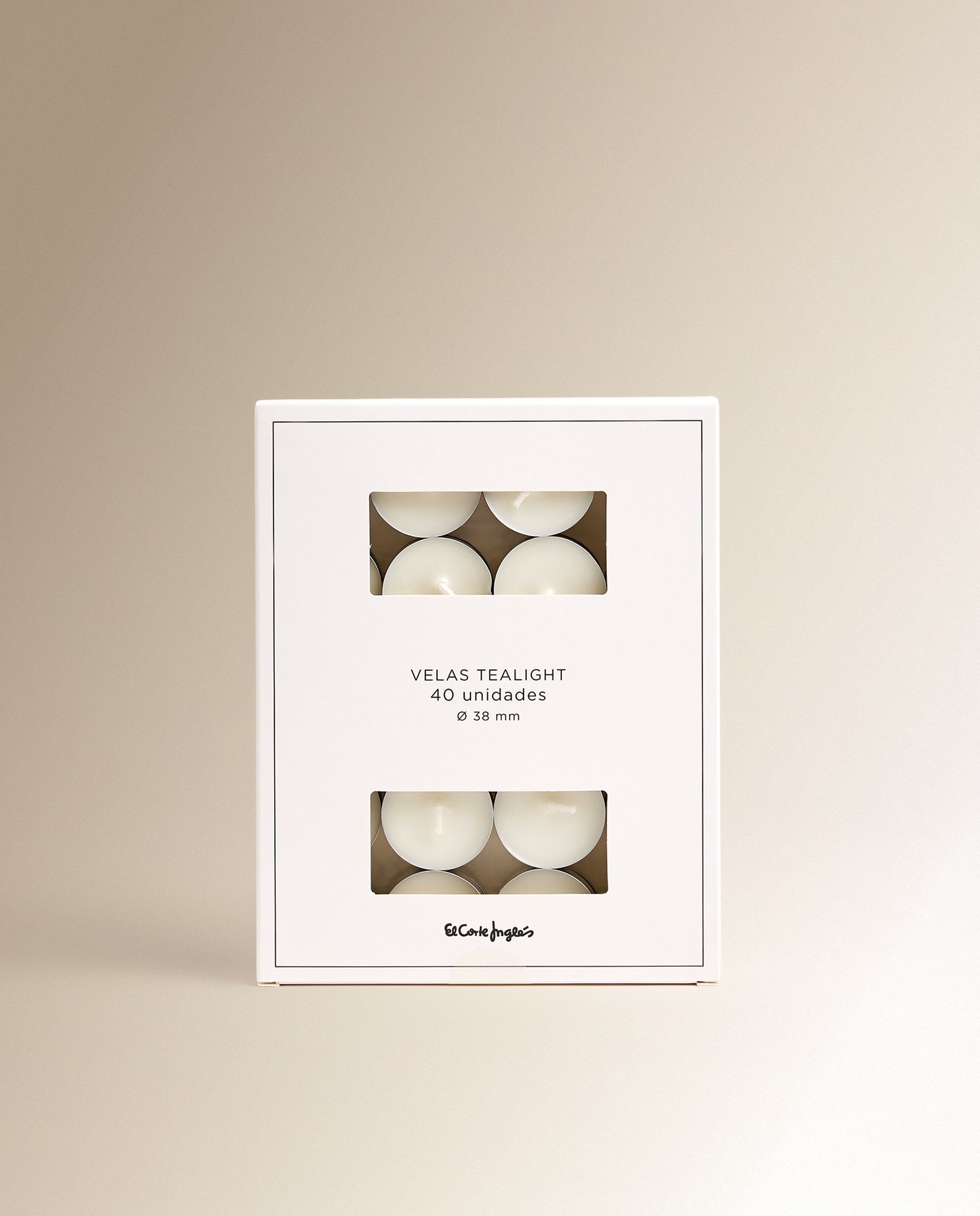 Set de 50 velas tealight - Blanco Blanco-3