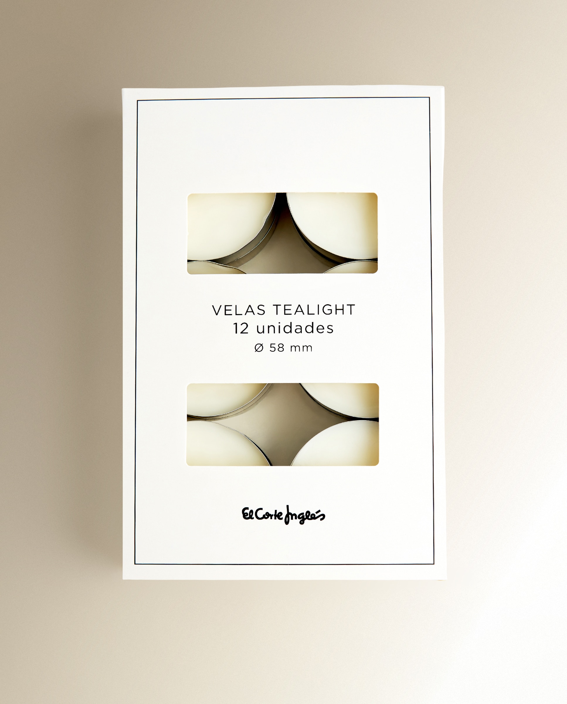 Conjunto de 12 Velas Tealight Branco-3
