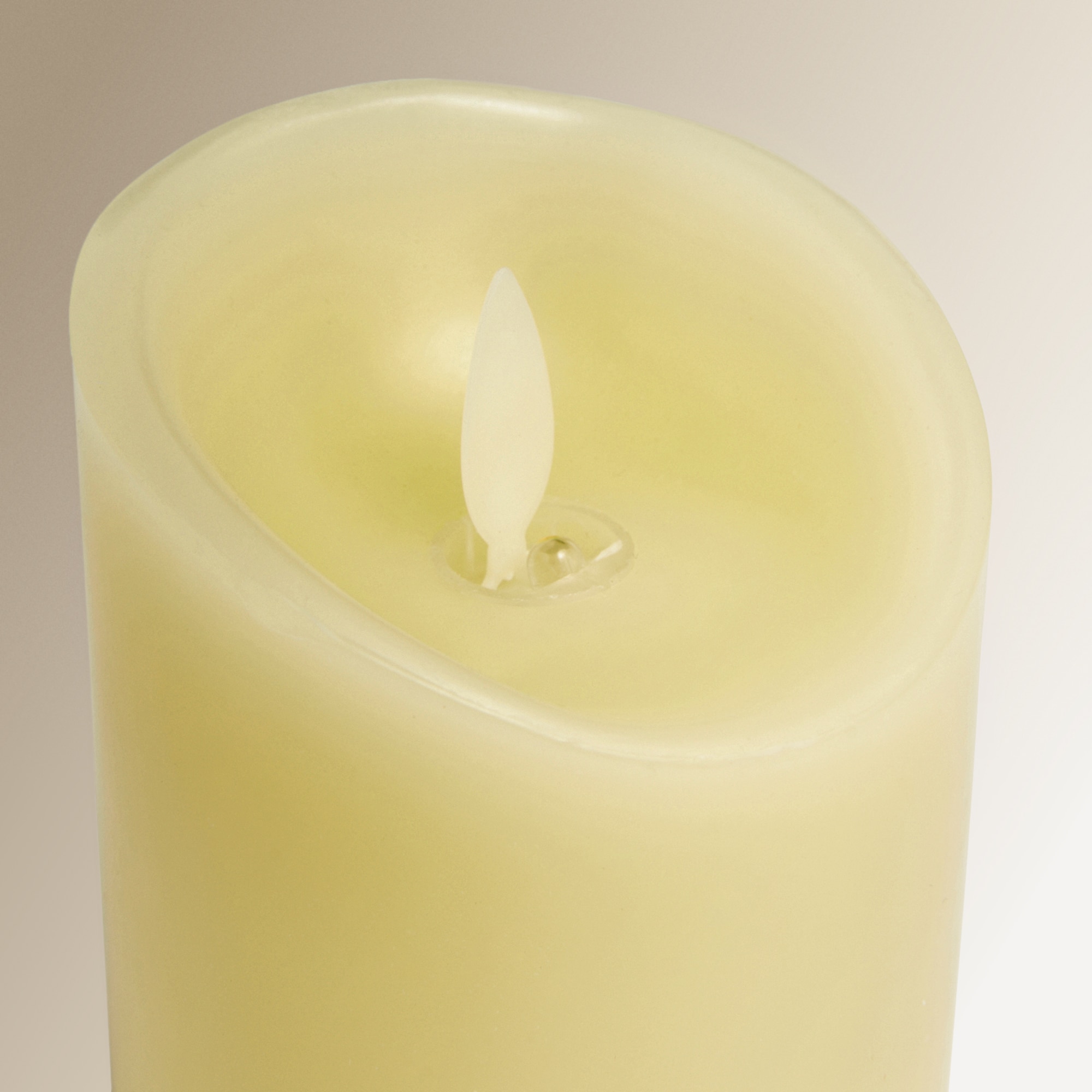 Vela Elétrica Taco Ivory - Branco 4