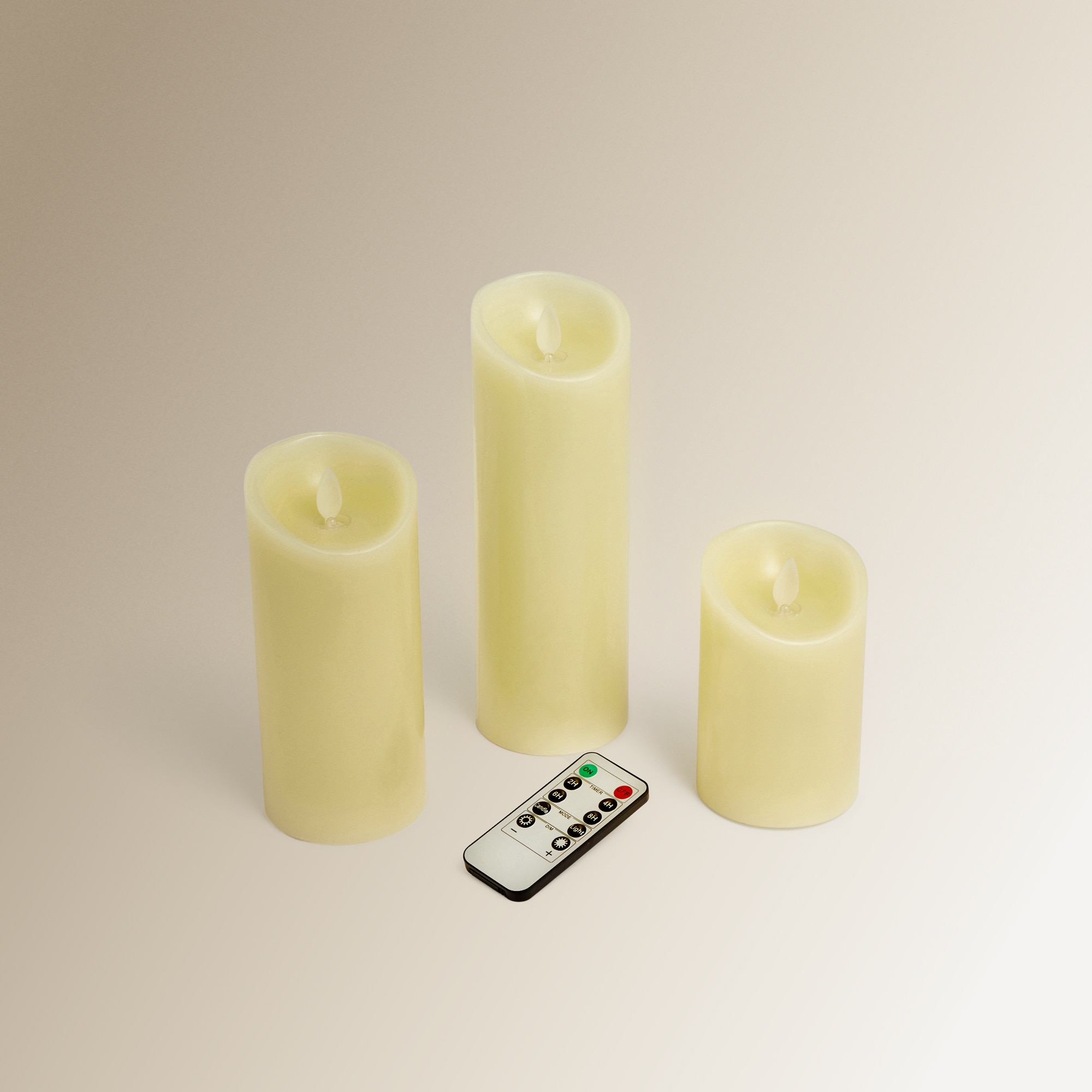 Pack 3 Velas Elétricas Ivory 5