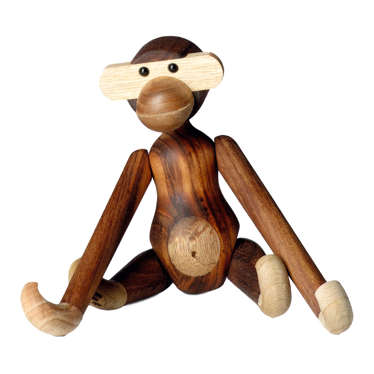 Figura Macaco de madeira Teca-1