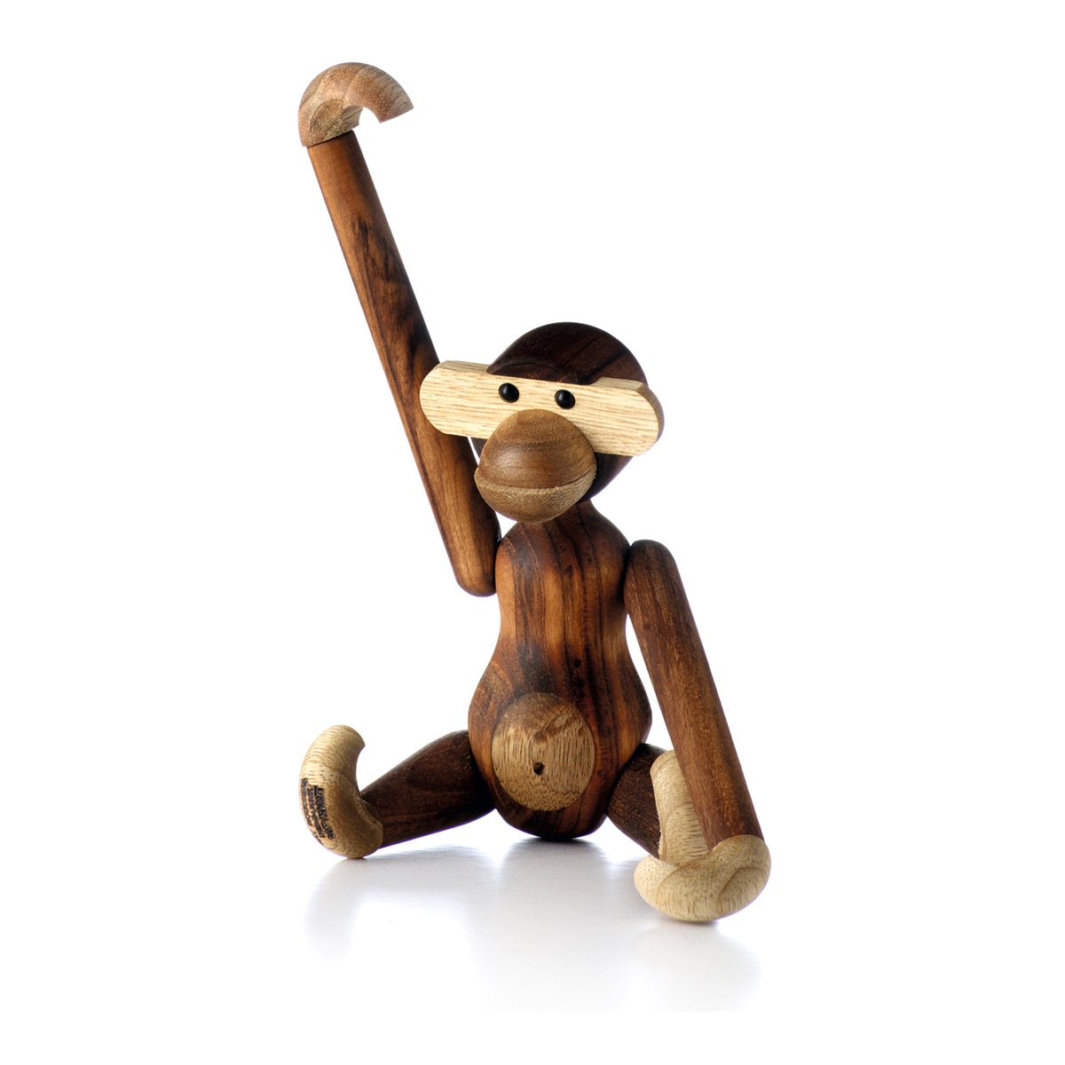 Figura Macaco de madeira Teca-2