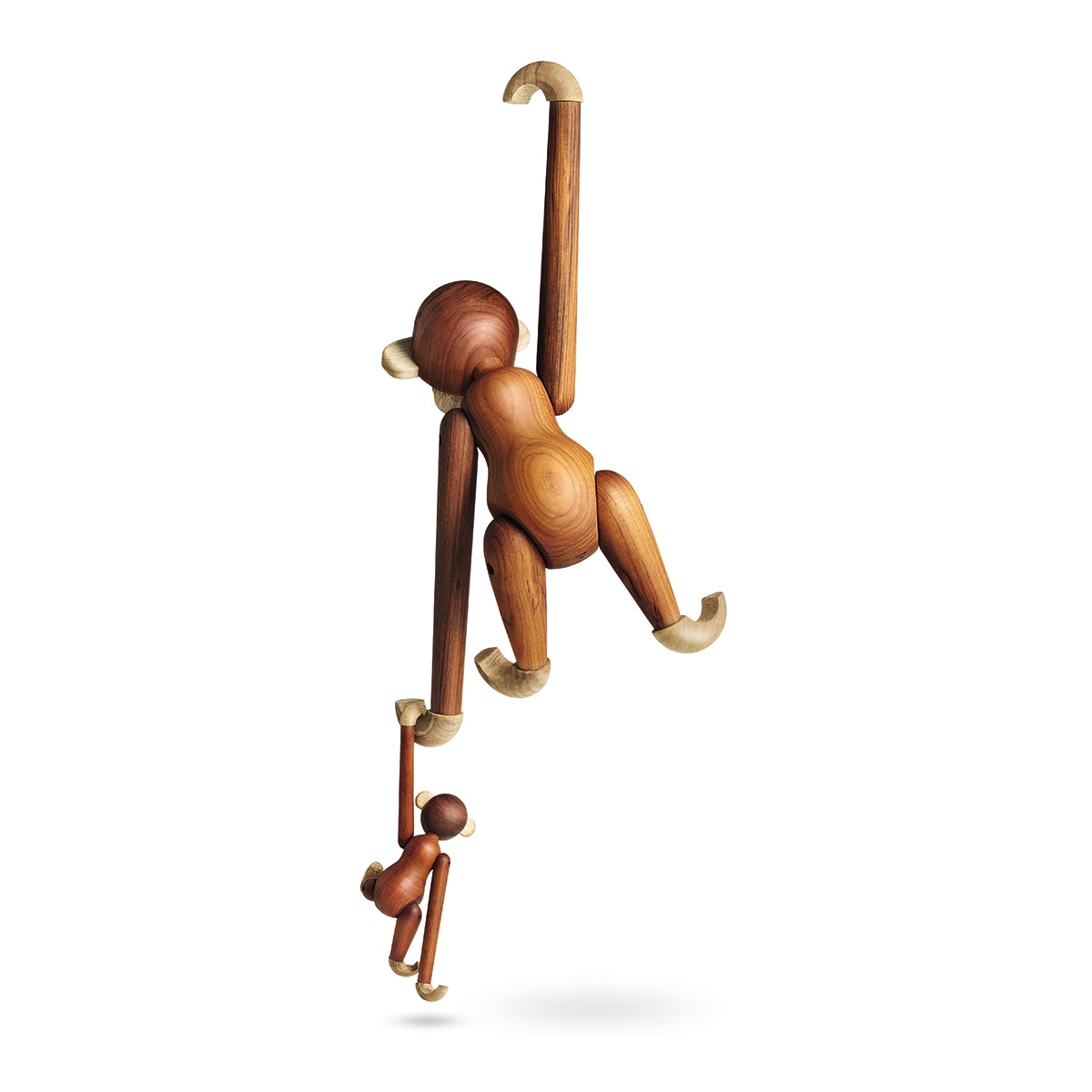 Figura Macaco de madeira Teca-17