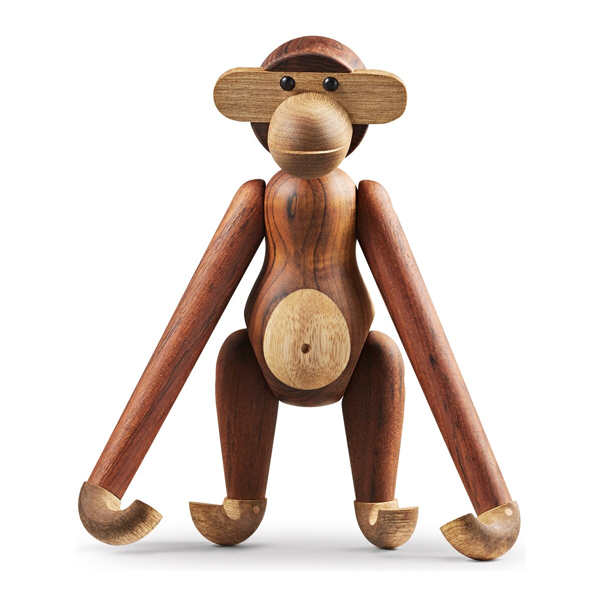 Figura Mono de madera Kay Bojesen Denmark - Teca Grande Teca-3