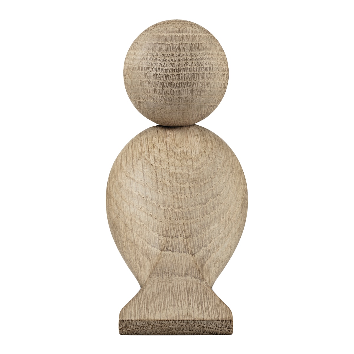 Figura pássaro de madeira Carvalho-3