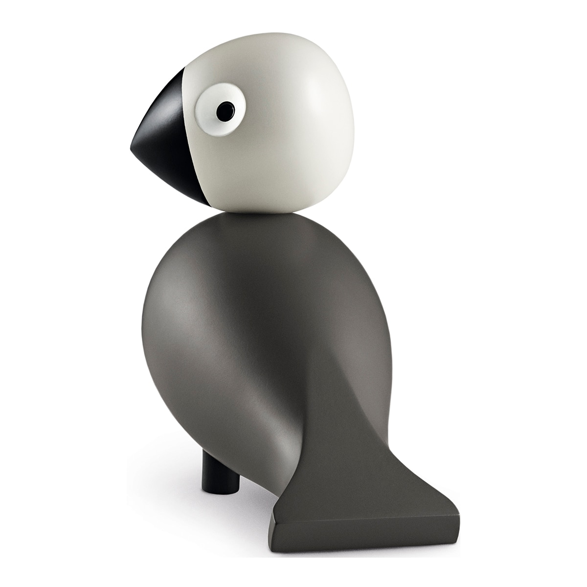 Figura pássaro de madeira Cinzento-2