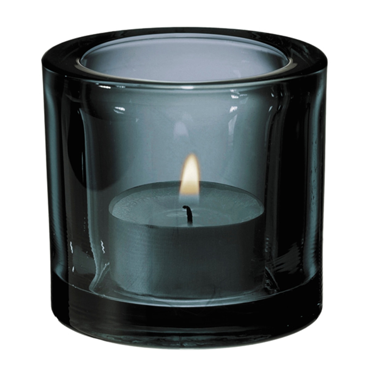 Porta-Velas Tealight Kivi Cinzento-1