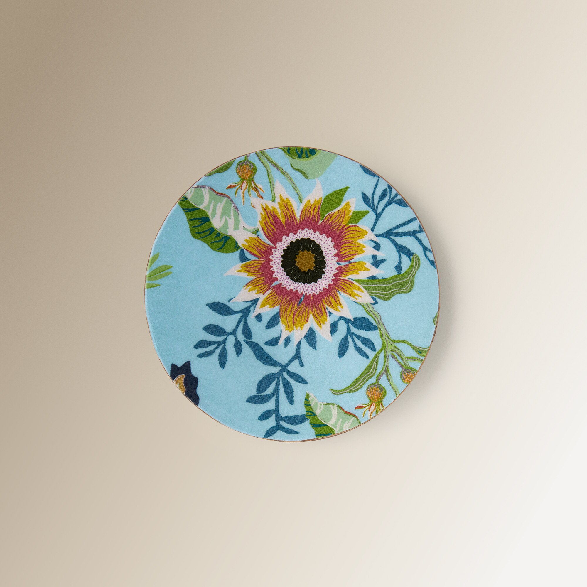 Set 4 posavasos madera lacada Flor El Corte Inglés - Multicolor Multicolor-2