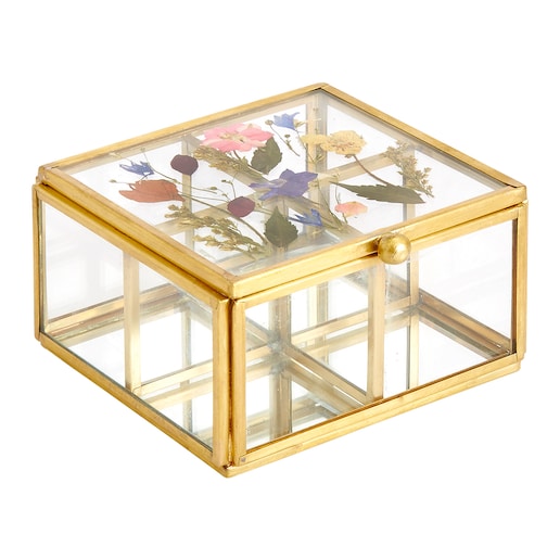 Caja decorativa cuadrada Flor El Corte Inglés