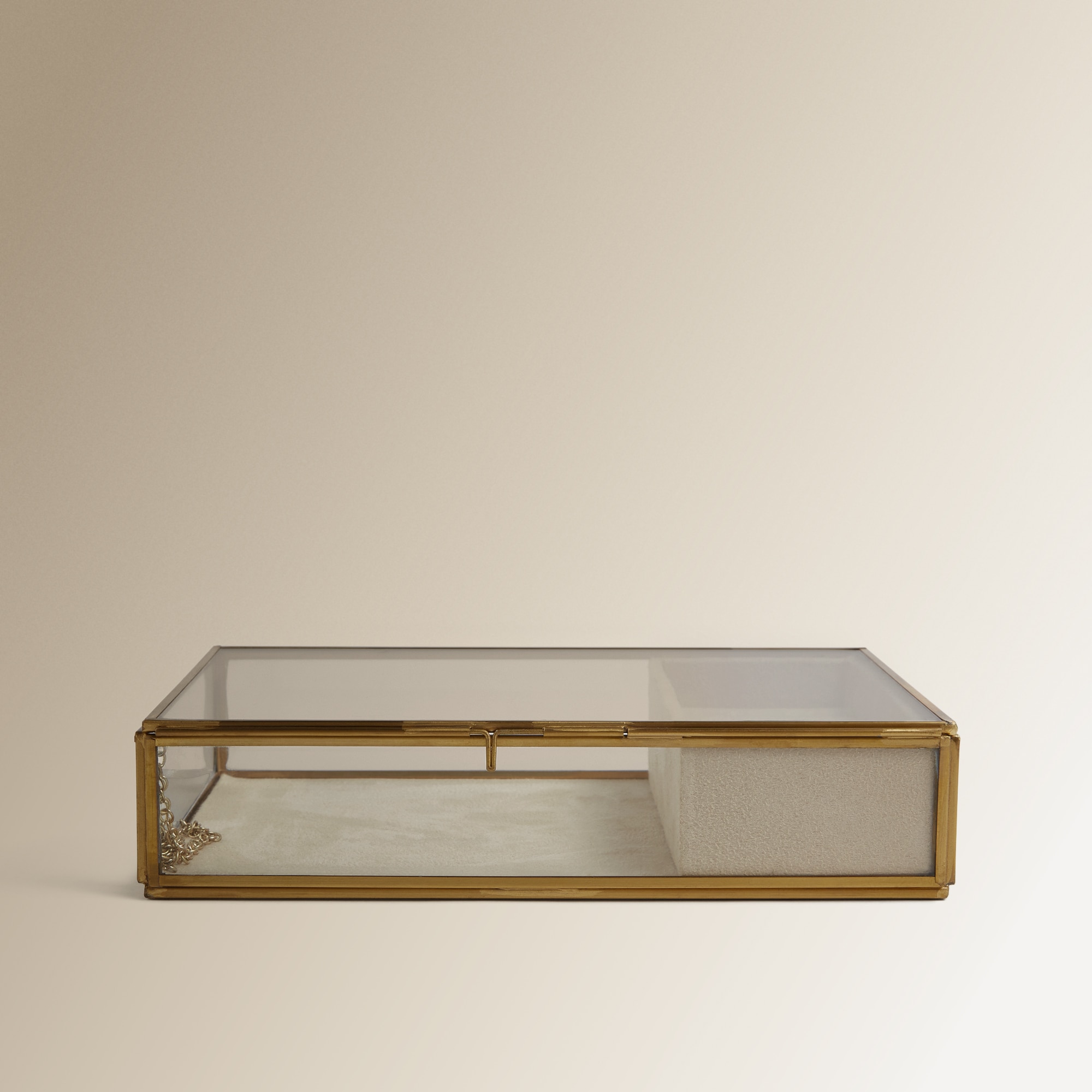 Guarda-jóias com arestas Frida Transparente-1