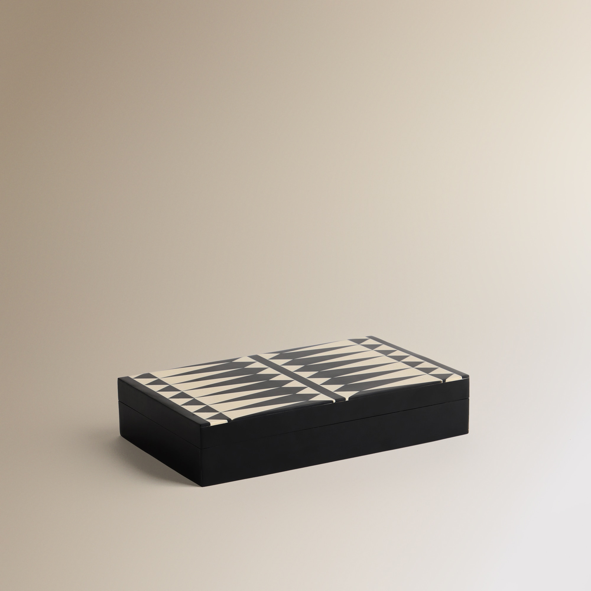 Caixa decorativa Rombos Kost Preto-1
