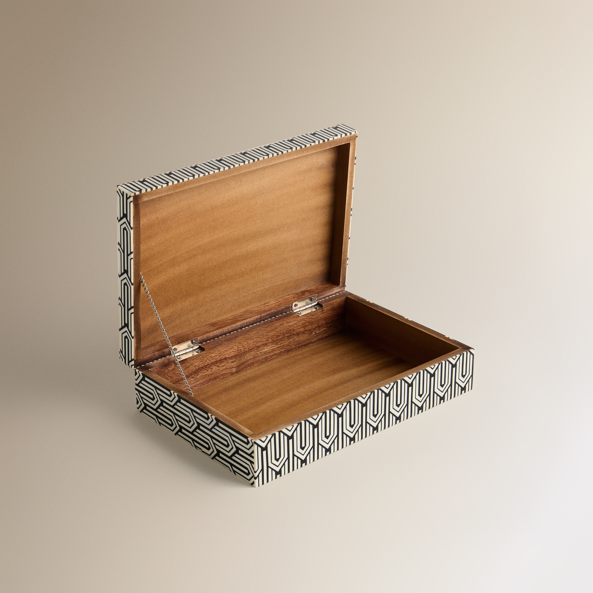 Caixa decorativa Hueso Kost Cinzento-3