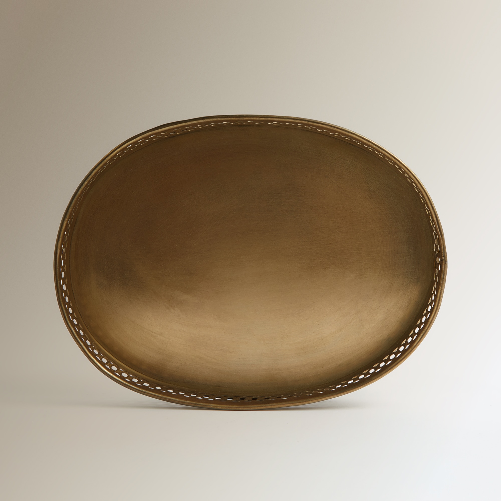 Bandeja decorativa dourada Soldini El Corte Inglés Ouro-2