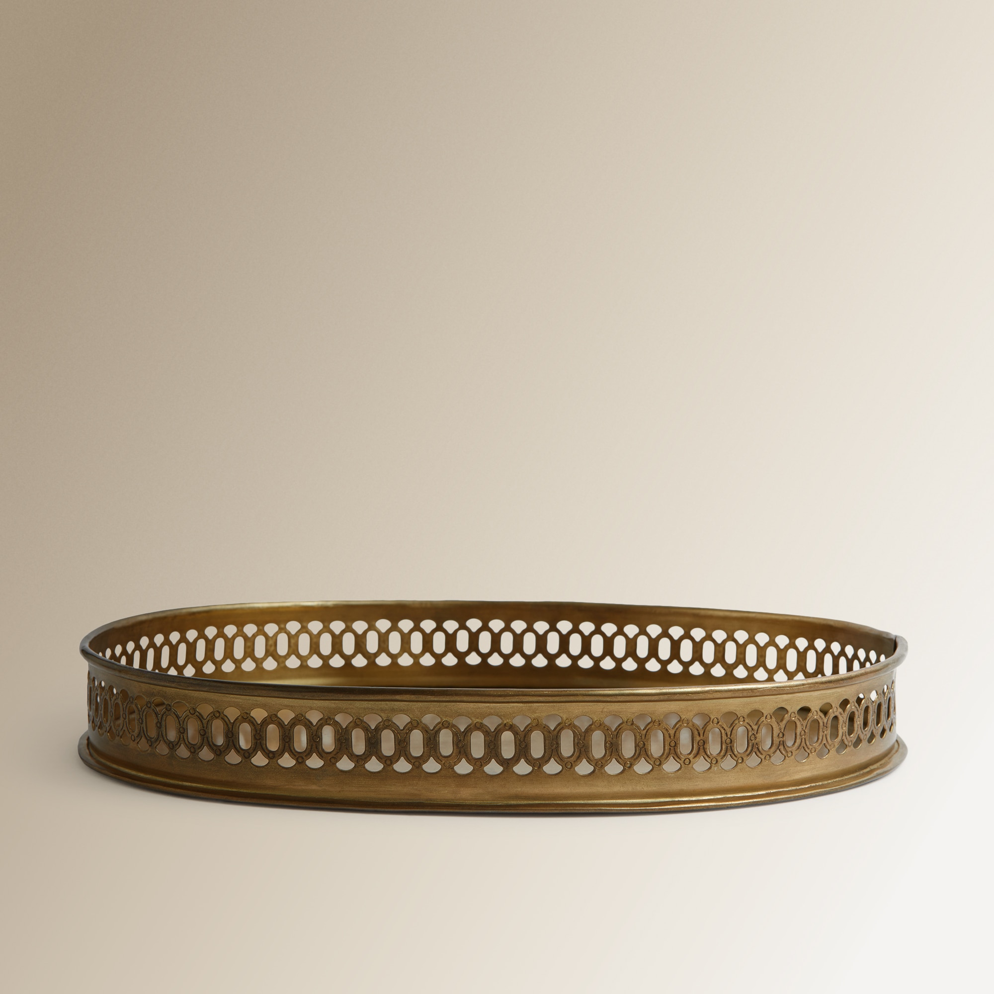Bandeja decorativa dourada Soldini El Corte Inglés Ouro-3