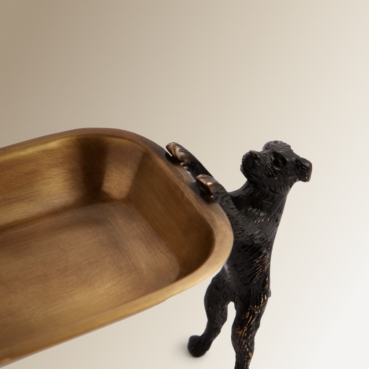 Vaciabolsillos con perritos Terrier El Corte Inglés Oro-3