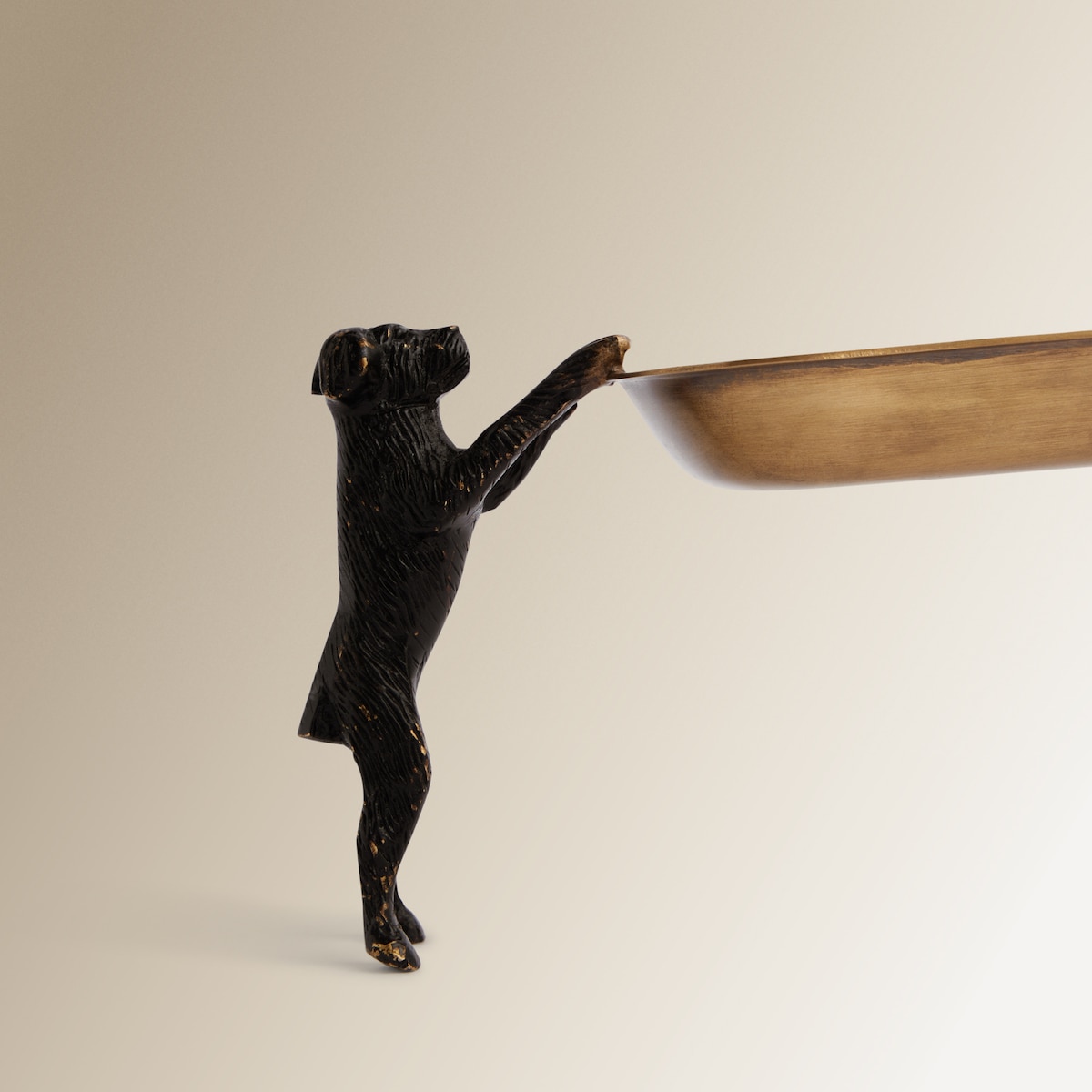 Vaciabolsillos con perritos Terrier El Corte Inglés Oro-4