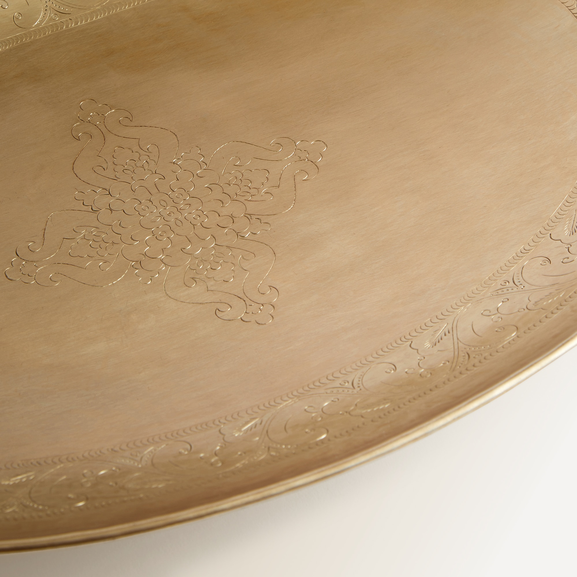 Bandeja Decorativa Zane Ouro-5